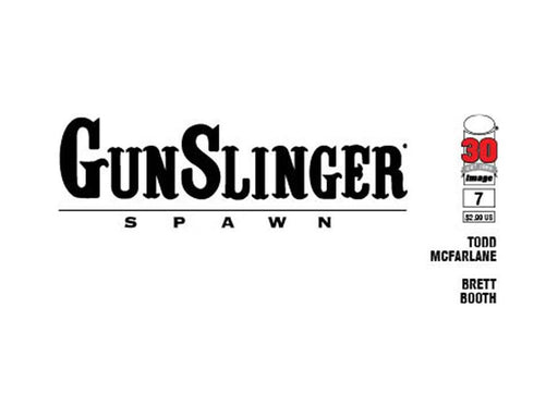 Comic Books Image Comics - Gunslinger Spawn 007 (Cond. VF-) - Cover B Blank Sketch Variant Edition - 12710 - Cardboard Memories Inc.