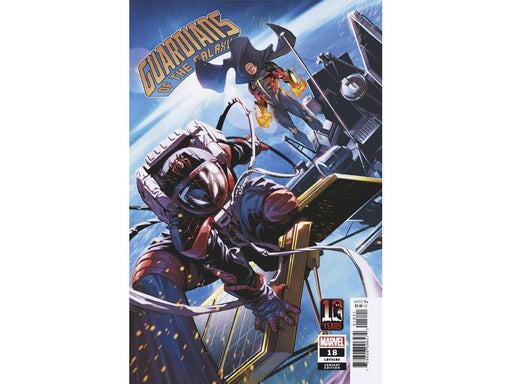 Comic Books Marvel Comics - Guardians Of The Galaxy 018 - Miles Morales 10th Anniversary Variant Edition (Cond. VF-) - 10583 - Cardboard Memories Inc.