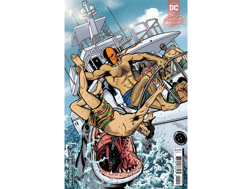 Comic Books DC Comics - Deathstroke Inc. 012 (Cond. VF-) - Lapham Swimsuit Variant Edition - 14105 - Cardboard Memories Inc.