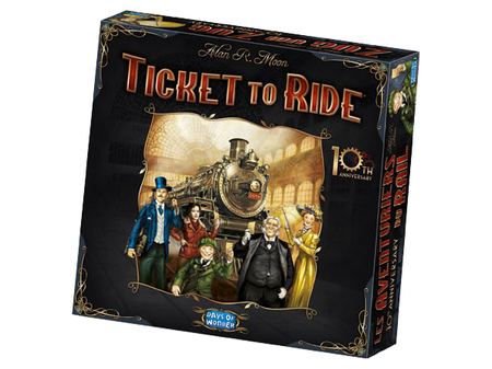 Board Games Days Of Wonder - Ticket to Ride - 10th Anniversary Edition - Cardboard Memories Inc.