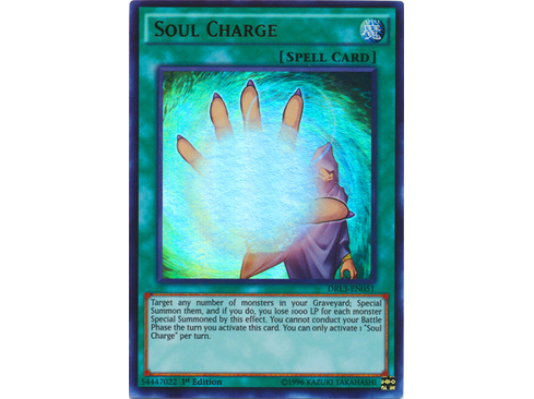 Trading Card Games Konami - Yu-Gi-Oh! - Soul Charge - 1st Edition Ultra Rare - DRL3-EN051 - Cardboard Memories Inc.