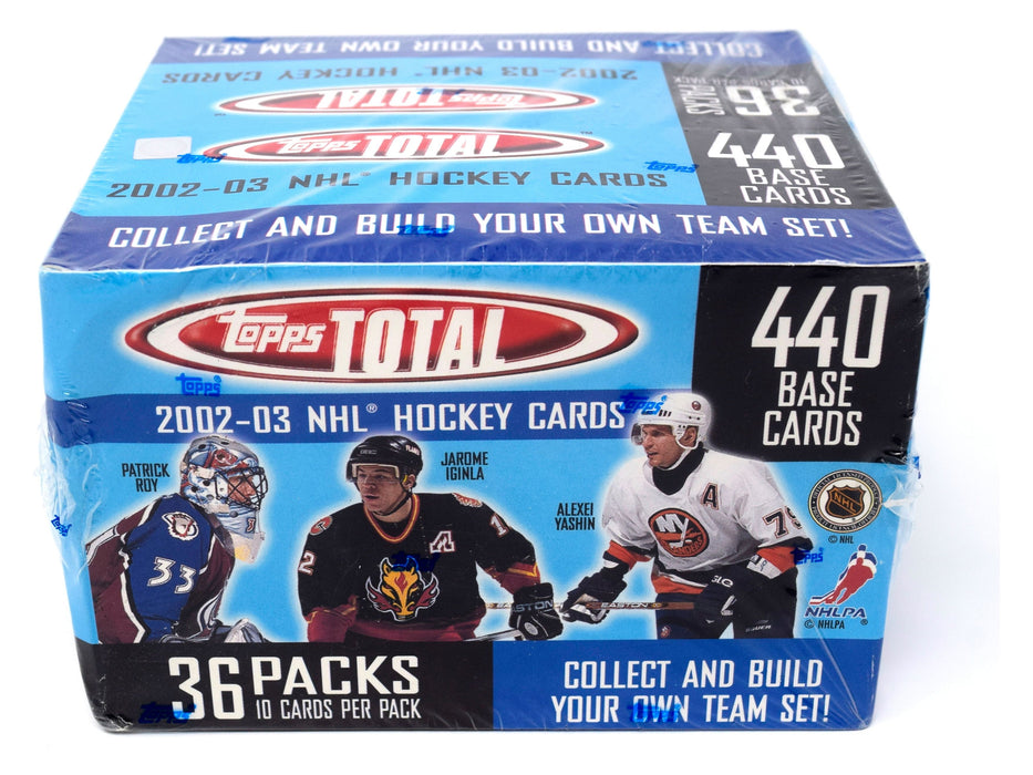 Sports Cards Topps - 2002-03 - Hockey - Total - Retail Box - Cardboard Memories Inc.