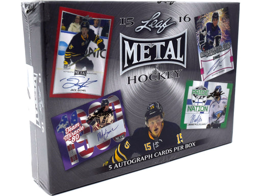 Sports Cards In the Game - 2015-16 - Hockey - Leaf Metal - Hobby Box - Cardboard Memories Inc.