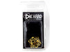 Dice Die Hard Dice - Metal MTG Roll Down Counter Shiny Gold w/Black - D20 - Cardboard Memories Inc.