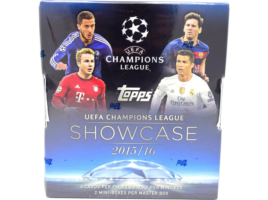 Sports Cards Topps - 2016 - Soccer - Showcase UEFA Champions League - Hobby Box - Cardboard Memories Inc.