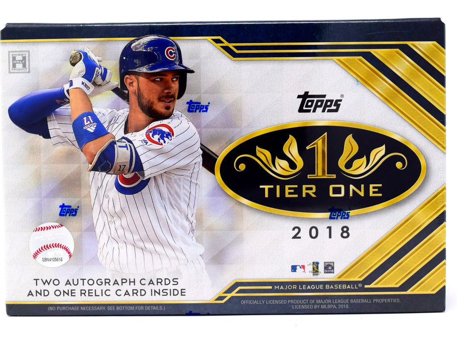 Sports Cards Topps - 2018 - Baseball - Tier One - Hobby Box - Cardboard Memories Inc.