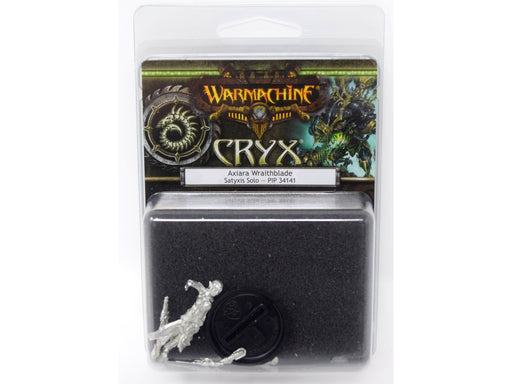 Collectible Miniature Games Privateer Press - Warmachine - Cryx - Axiara Wraithblade Solo - PIP 34141 - Cardboard Memories Inc.