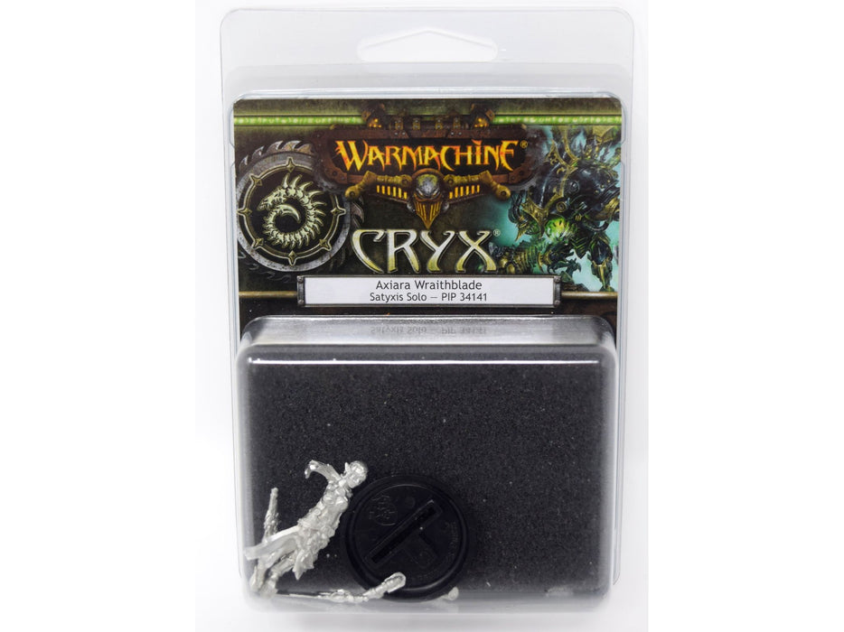 Collectible Miniature Games Privateer Press - Warmachine - Cryx - Axiara Wraithblade Solo - PIP 34141 - Cardboard Memories Inc.