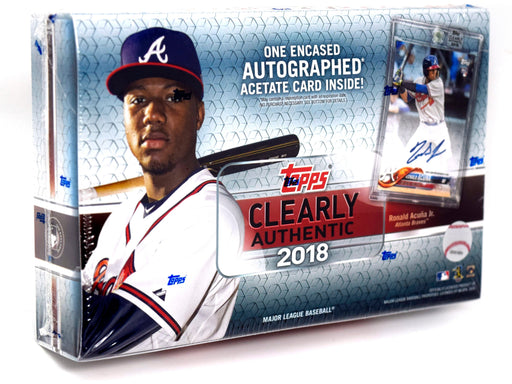 Sports Cards Topps - 2018 - Baseball - Clearly Authentic - Hobby Box - Cardboard Memories Inc.