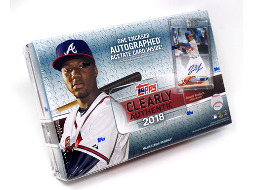 Sports Cards Topps - 2018 - Baseball - Clearly Authentic - Hobby Box - Cardboard Memories Inc.