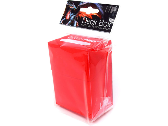 Supplies Ultra Pro - Deck Box - Solid Red - Cardboard Memories Inc.