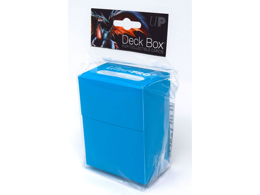 Supplies Ultra Pro - Trading Card Deck Box - Solid Light Blue - Cardboard Memories Inc.