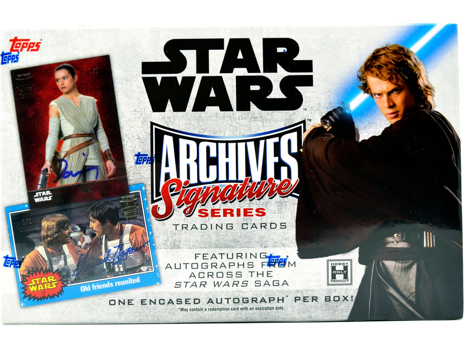 Non Sports Cards Topps - 2018 - Star Wars - Archives Signature Series - Hobby Box - Cardboard Memories Inc.