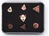 Dice Die Hard Dice - RPG Metal Shiny Copper 94093 - Set of 7 - Cardboard Memories Inc.