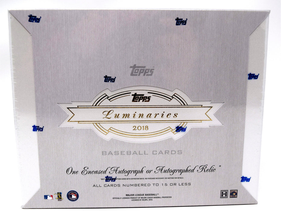 Sports Cards Topps - 2018 - Baseball - Luminaries - Hobby Box - Cardboard Memories Inc.