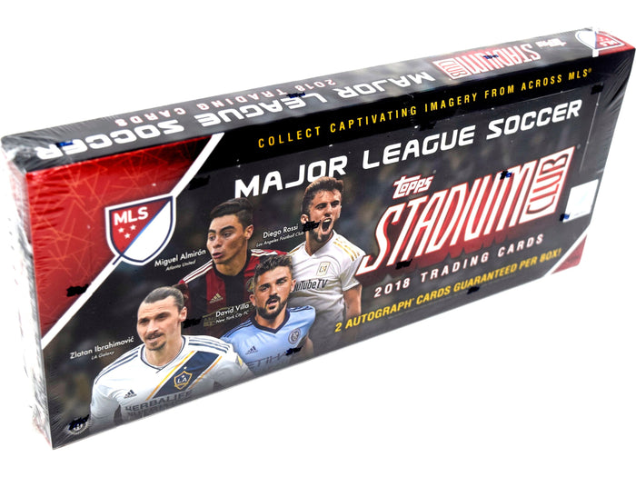 Sports Cards Topps - 2018 - Soccer - Stadium Club MLS - Hobby Box - Cardboard Memories Inc.