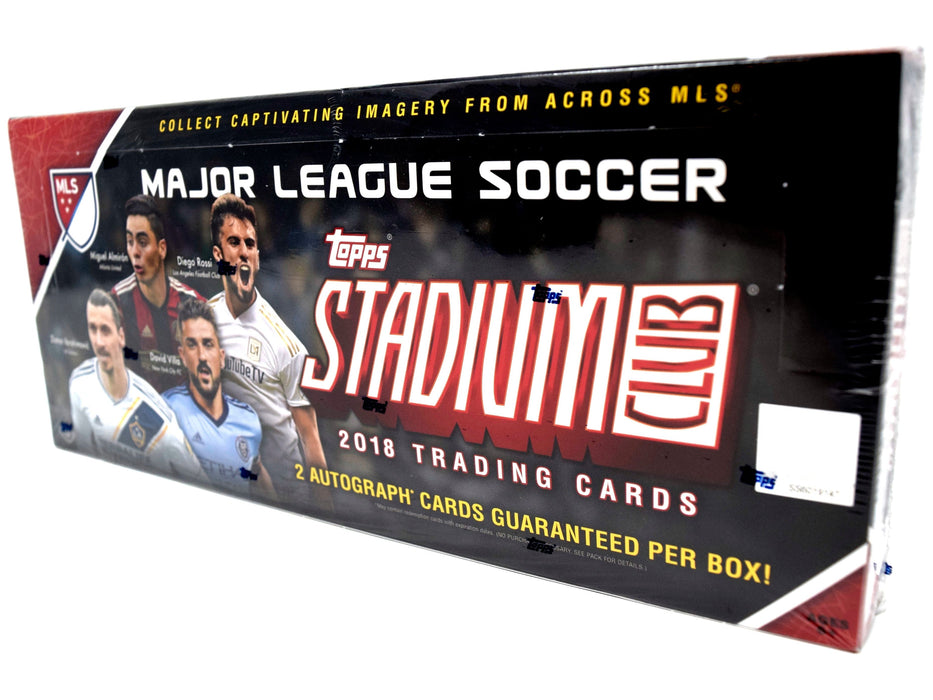 Sports Cards Topps - 2018 - Soccer - Stadium Club MLS - Hobby Box - Cardboard Memories Inc.