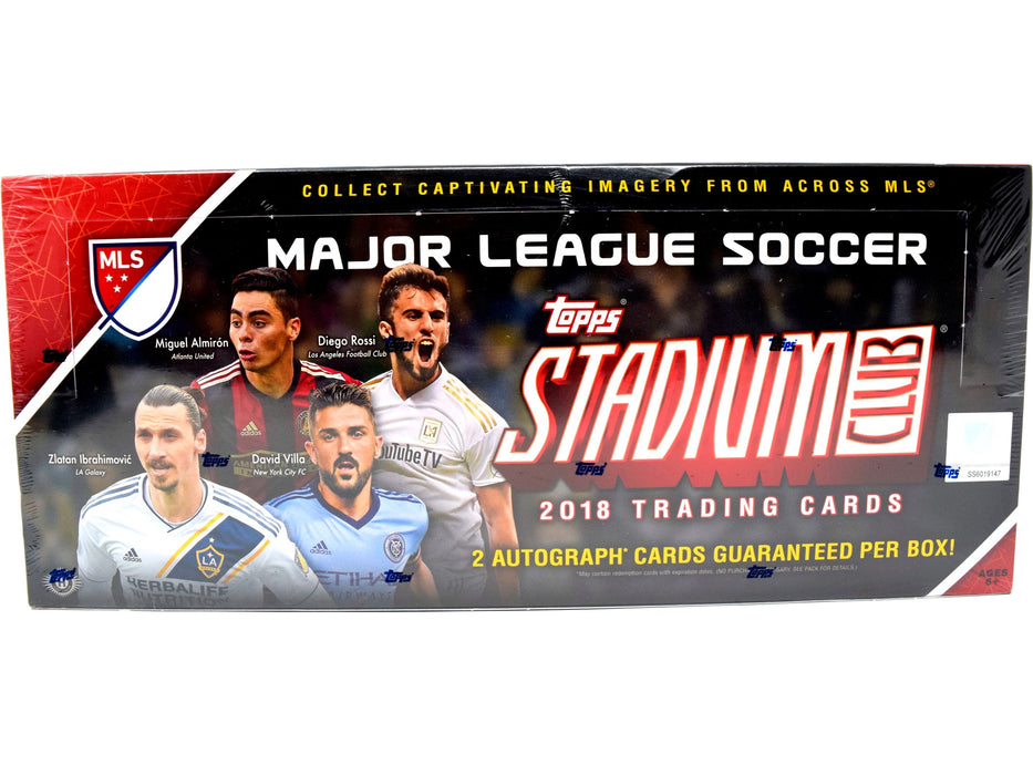 Sports Cards Topps - 2018 - Soccer - Stadium Club MLS - Hobby Box - Cardboard Memories Inc.