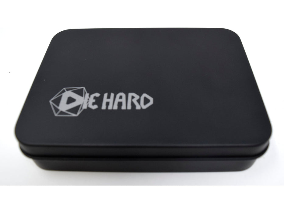 Dice Die Hard Dice - RPG Gothica Metal Battleworn Gold - Set of 7 - Cardboard Memories Inc.