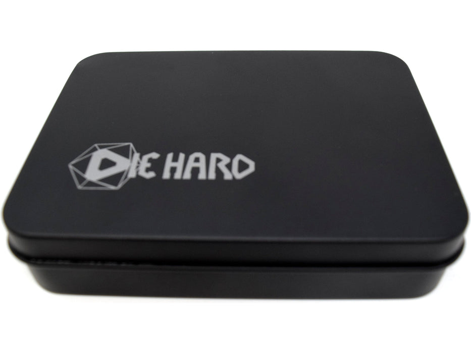 Dice Die Hard Dice - RPG Gothica Metal Sinister Red - Set of 7 - Cardboard Memories Inc.