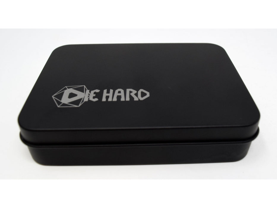 Dice Die Hard Dice - RPG Gothica Metal Sinister Blue - Set of 7 - Cardboard Memories Inc.