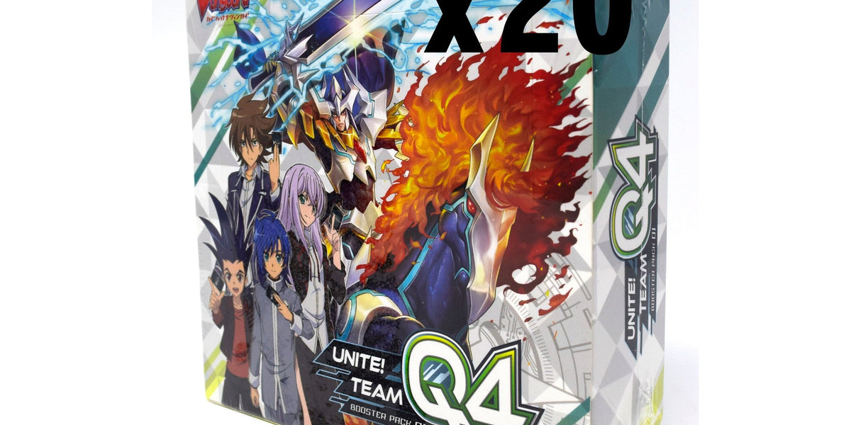 unite team q4 booster box Cardfight!! Vanguard Unite! Team Q4 Booster Case