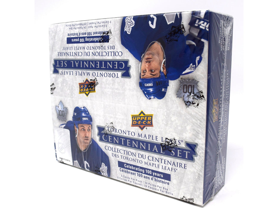 Sports Cards Upper Deck - 2017-18 - Hockey - Toronto Maple Leafs Centennial - Trading Card Retail Box - Cardboard Memories Inc.