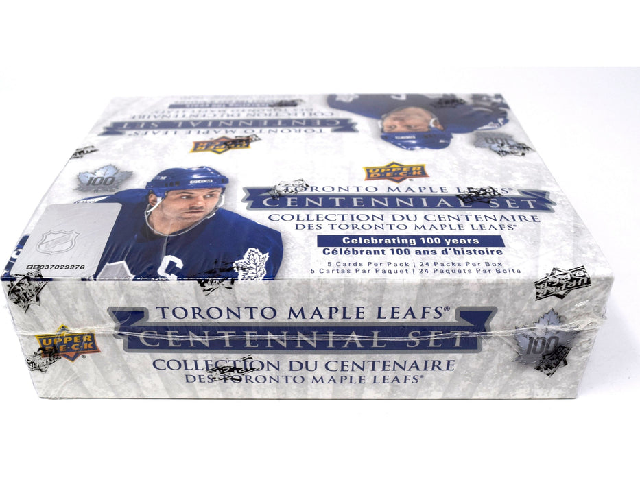 Sports Cards Upper Deck - 2017-18 - Hockey - Toronto Maple Leafs Centennial - Trading Card Retail Box - Cardboard Memories Inc.