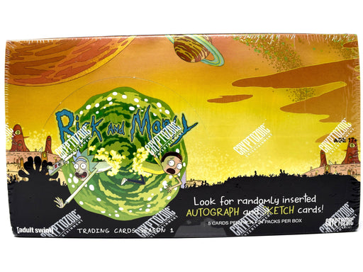 Non Sports Cards Cryptozoic - Rick and Morty - Trading Cards Season 1 Hobby Box - Cardboard Memories Inc.
