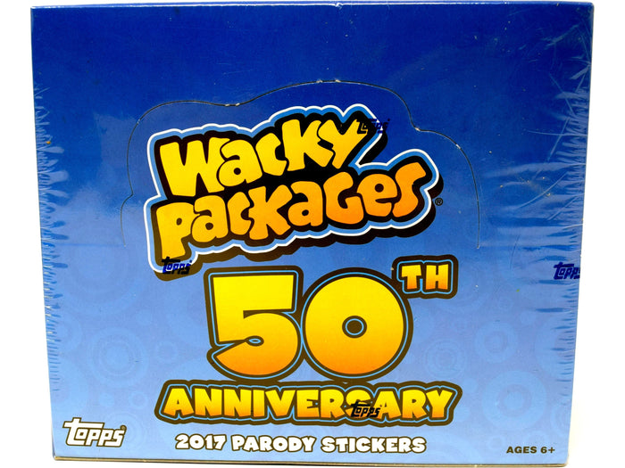 Non Sports Cards Topps - 2017 - Wacky Packages - 50th Anniversary - Hobby Box - Cardboard Memories Inc.