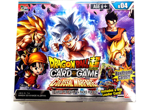 Trading Card Games Bandai - Dragon Ball Super - Colossal Warfare Set 04 - Booster Box - Cardboard Memories Inc.