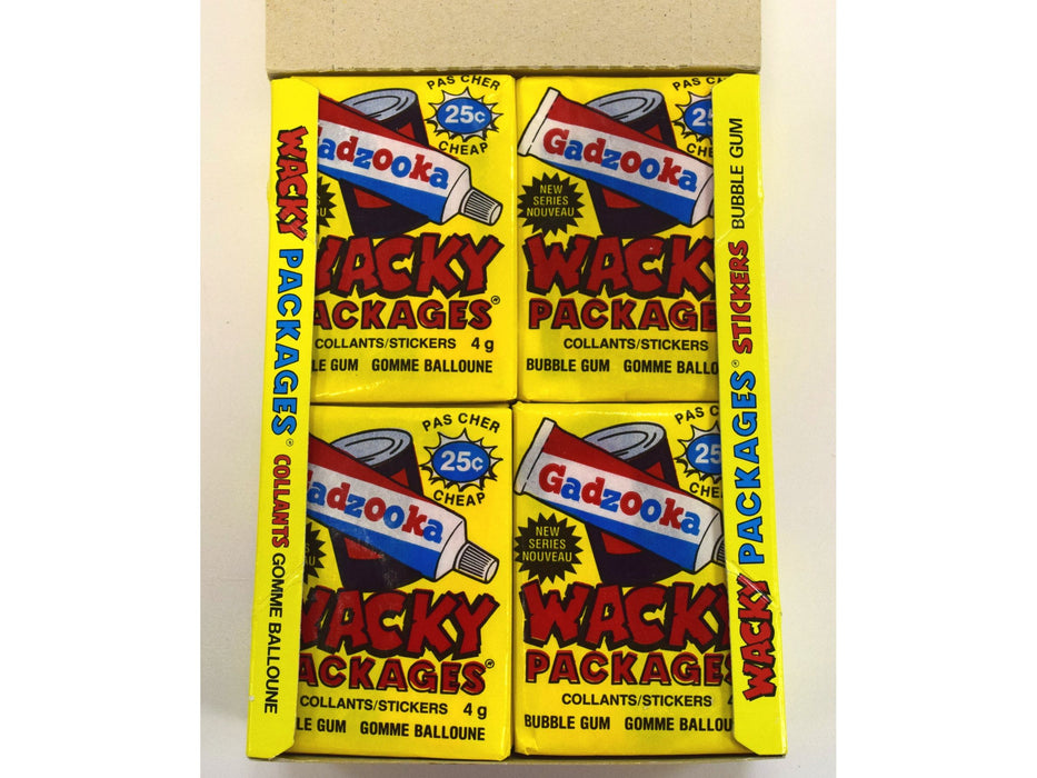 Stickers O-Pee-Chee OPC - 1988  - Wacky Packages - Sticker Box - Cardboard Memories Inc.