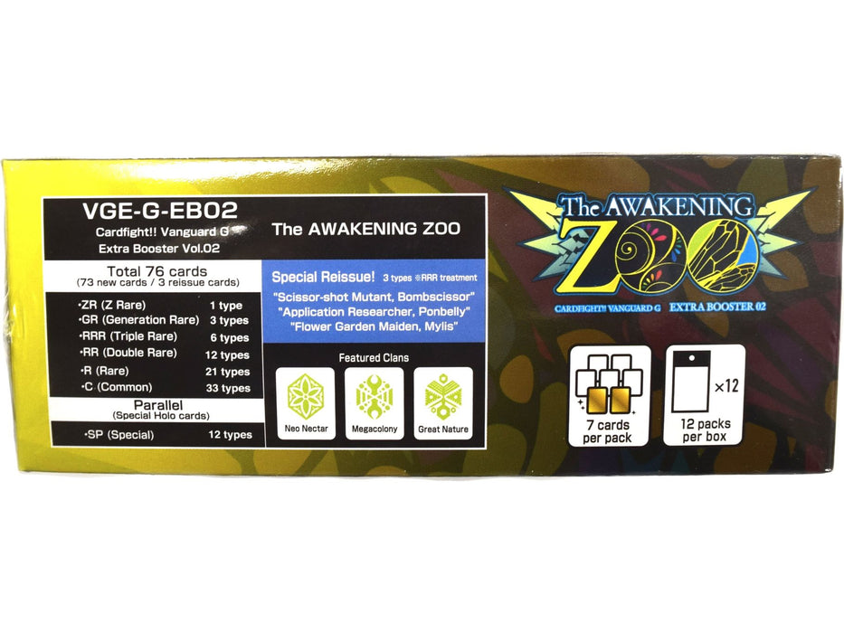 Trading Card Games Bushiroad - Cardfight!! Vanguard G - The Awakening Zoo - Extra Booster Box - Cardboard Memories Inc.