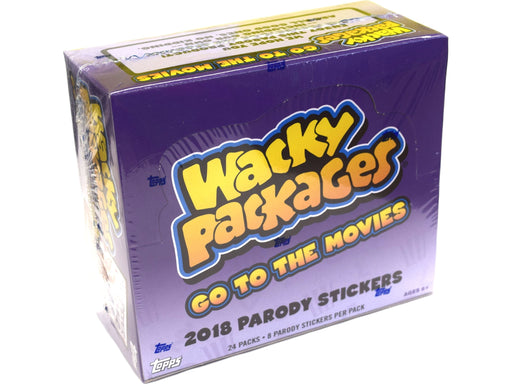 Non Sports Cards Topps - 2018 - Wacky Packages - Go to the Movies - Hobby Box - Cardboard Memories Inc.