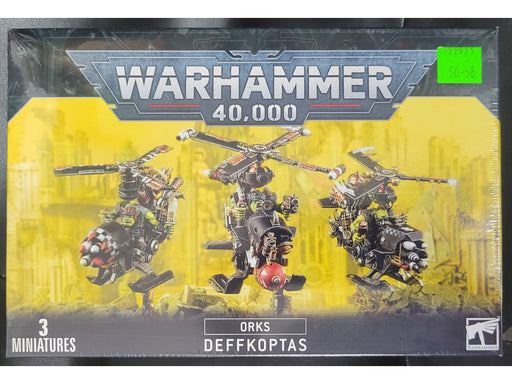 Collectible Miniature Games Games Workshop - Warhammer 40K 40000 - Orks - Deffkoptas - 50-58 - Cardboard Memories Inc.