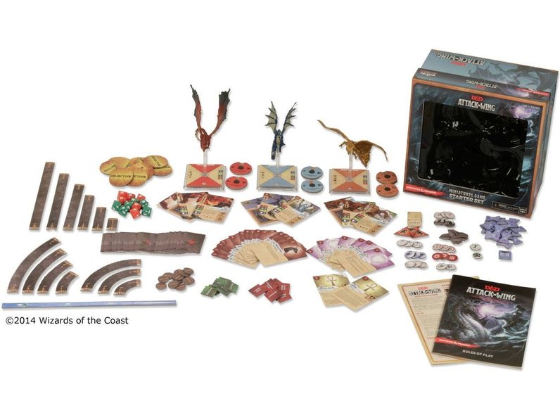 Collectible Miniature Games Wizkids - Dungeons and Dragons Attack Wing - Miniatures Game Starter Set - Cardboard Memories Inc.