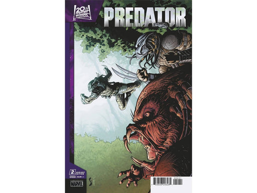 Comic Books Marvel Comics - Predator 002 - Shaw Variant Edition (Cond VF-) - 18611 - Cardboard Memories Inc.