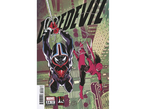Comic Books Marvel Comics - Daredevil 034 - Miles Morales 10th Anniversary Variant Edition (Cond. VF-) - 11119 - Cardboard Memories Inc.
