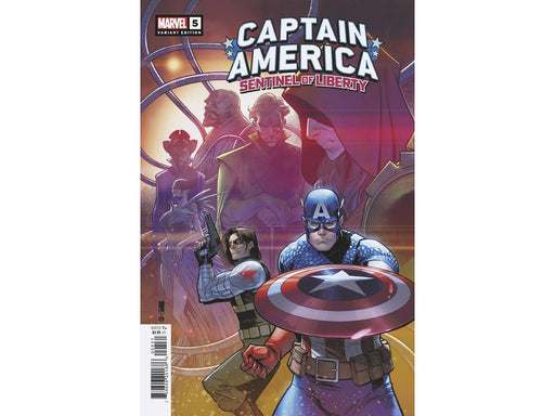 Comic Books Marvel Comics - Captain America Sentinel of Liberty 005 (Cond. VF-) - Medina Connecting Variant Edition - 14768 - Cardboard Memories Inc.