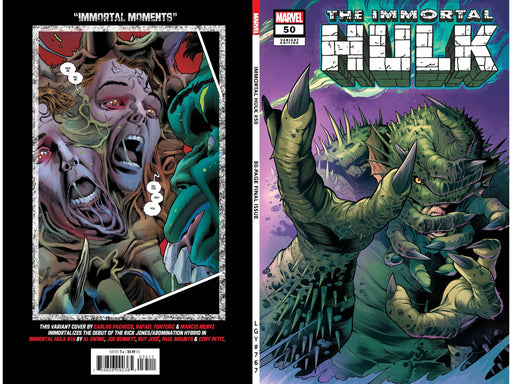 Comic Books Marvel Comics - Immortal Hulk 050 - Pacheco Variant Edition (Cond. VF-) - 10026 - Cardboard Memories Inc.