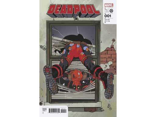 Comic Books Marvel Comics - Deadpool 001 (Cond. VF-) - Reilly Window Shades Variant Edition - 15168 - Cardboard Memories Inc.