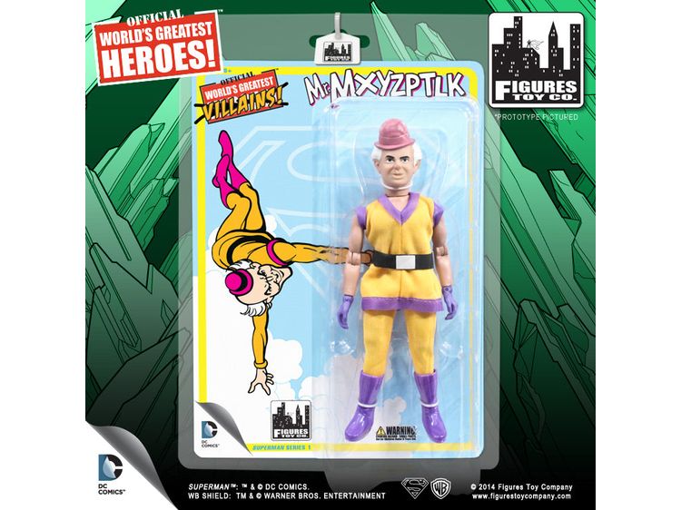 Action Figures and Toys Toy Co - DC Comics Figures - Mr Mxyzptlk - Cardboard Memories Inc.