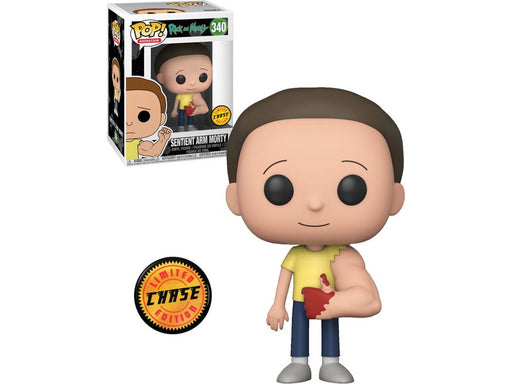 Action Figures and Toys POP! - Television - Rick and Morty - Sentient Arm Morty - Chase - Cardboard Memories Inc.
