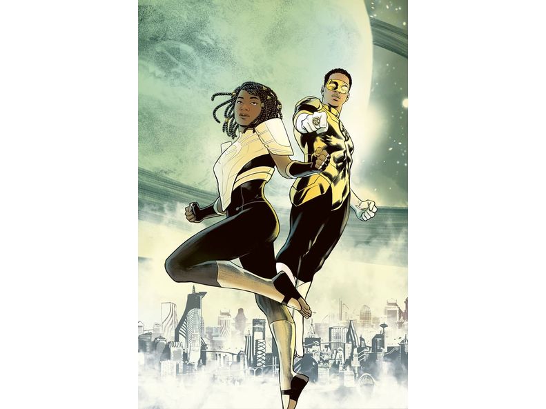 Comic Books DC Comics - Justice League vs Legion of Superheroes 006 (Cond. VF-) - Moore Card Stock Variant Edition - 14451 - Cardboard Memories Inc.