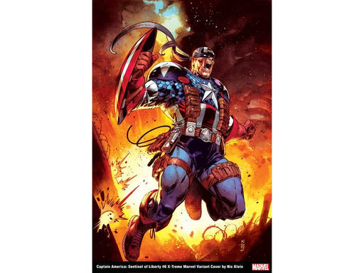 Comic Books Marvel Comics - Captain America Sentinel of Liberty 006 (Cond. VF-) - Klein X-treme Marvel Variant Edition - 15307 - Cardboard Memories Inc.