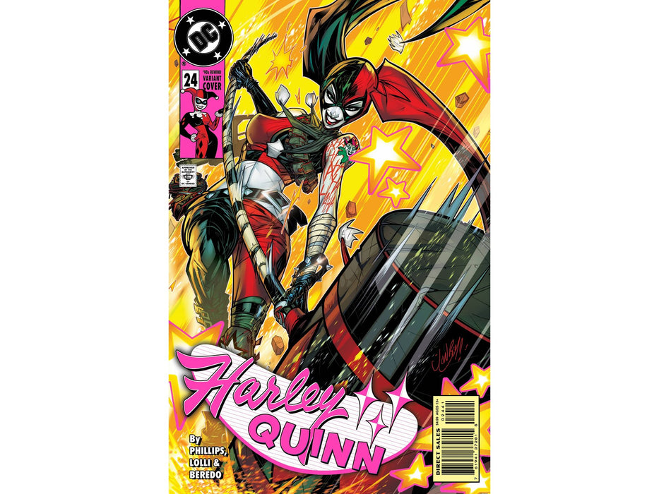 Comic Books DC Comics - Harley Quinn 024 (Cond. VF-) - Meyers 90s Variant Edition - 15373 - Cardboard Memories Inc.