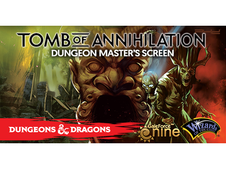 Role Playing Games Wizards of the Coast - Dungeons and Dragons - Tomb of Annihilation Dungeon Masters Screen - Cardboard Memories Inc.