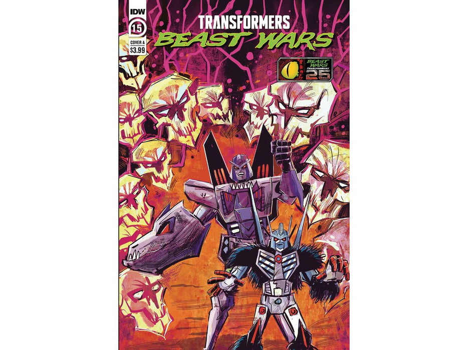 Comic Books IDW Comics - Transformers Beast Wars 015 - Cover A John Jennings (Cond. VF-) - 18595 - Cardboard Memories Inc.