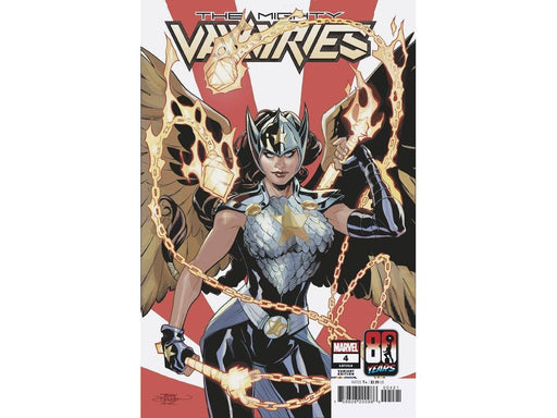 Comic Books Marvel Comics - Mighty Valkyries 004 of 5 - Dodson Captain America 80th Anniversary Variant Edition (Cond. VF-) - 11989 - Cardboard Memories Inc.