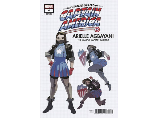 Comic Books Marvel Comics - United States of Captain America 004 - Nishijima Design Variant Edition (Cond. VF-) - 9996 - Cardboard Memories Inc.